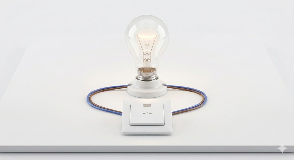 interruptor mas bombilla